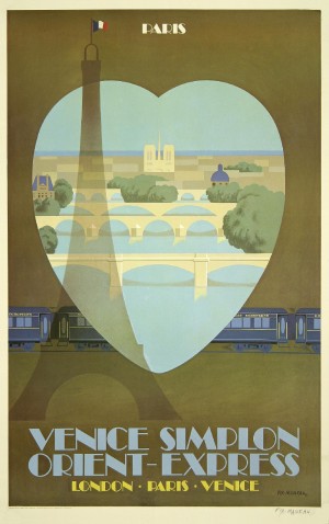 Paris Orient Express Poster